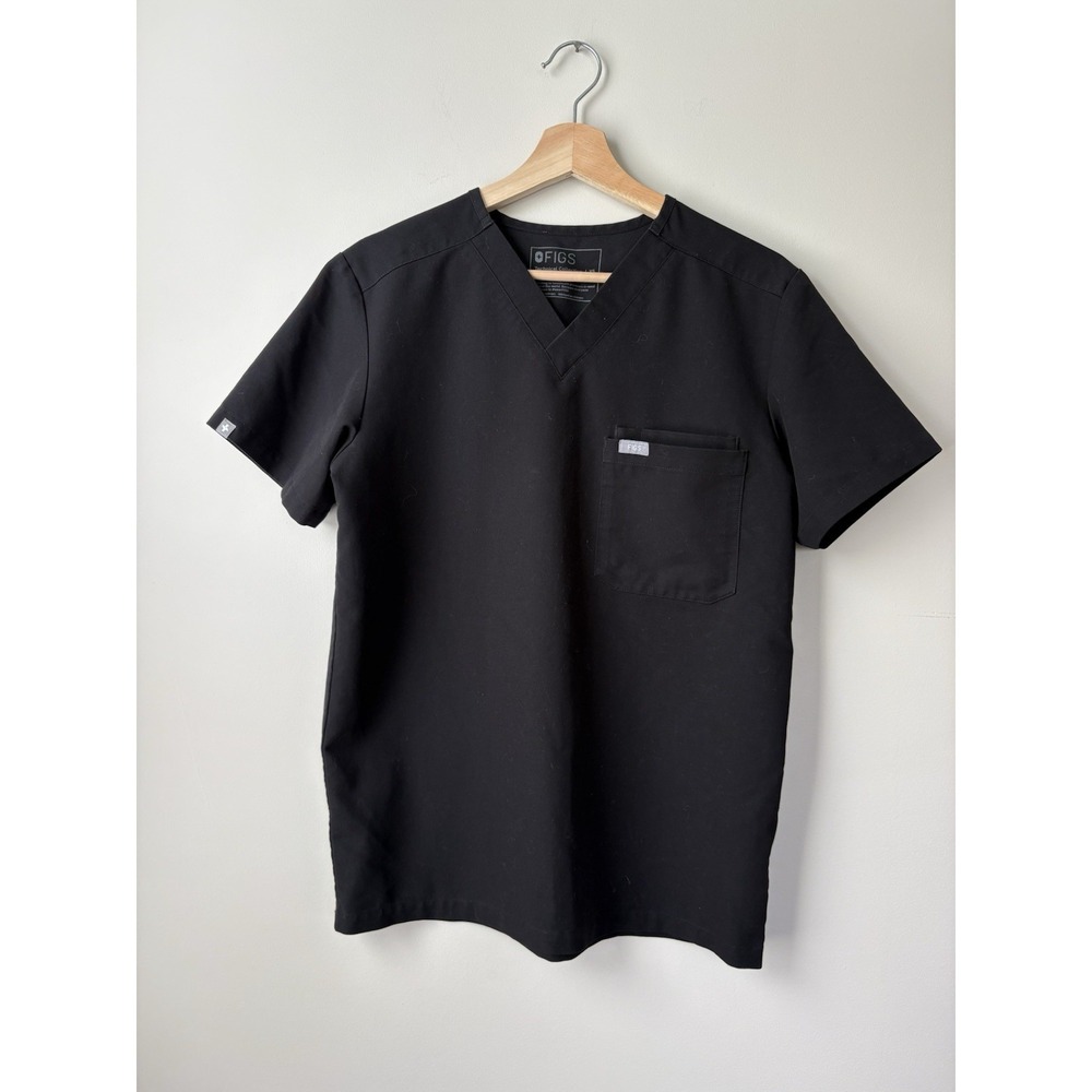 Women's Figs Catarina black Scrub Top Size XS